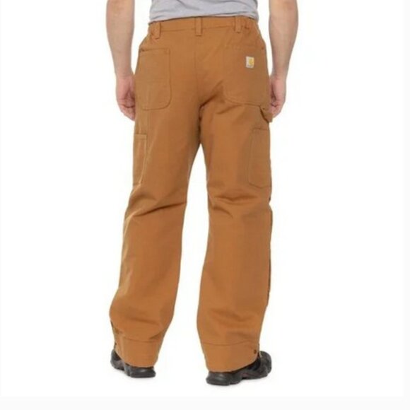 Carhartt Washed Duck Insulated Pant Tall Loose Fit Zip Leg OB5471-M Men’s L, - Picture 6 of 6